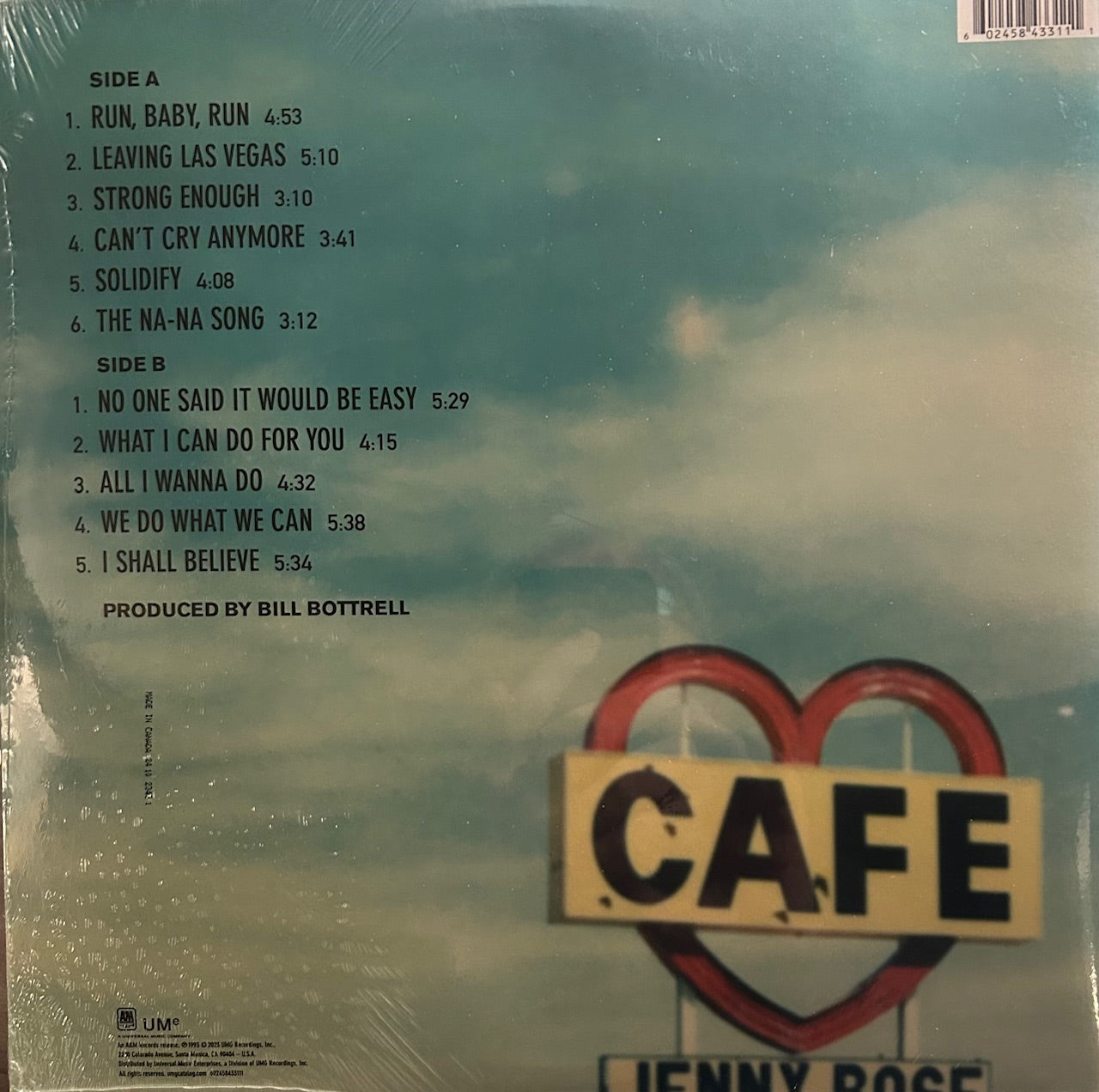 SHERYL CROW Tuesday Night Music Club A&M Records Brand New & SEALED LP