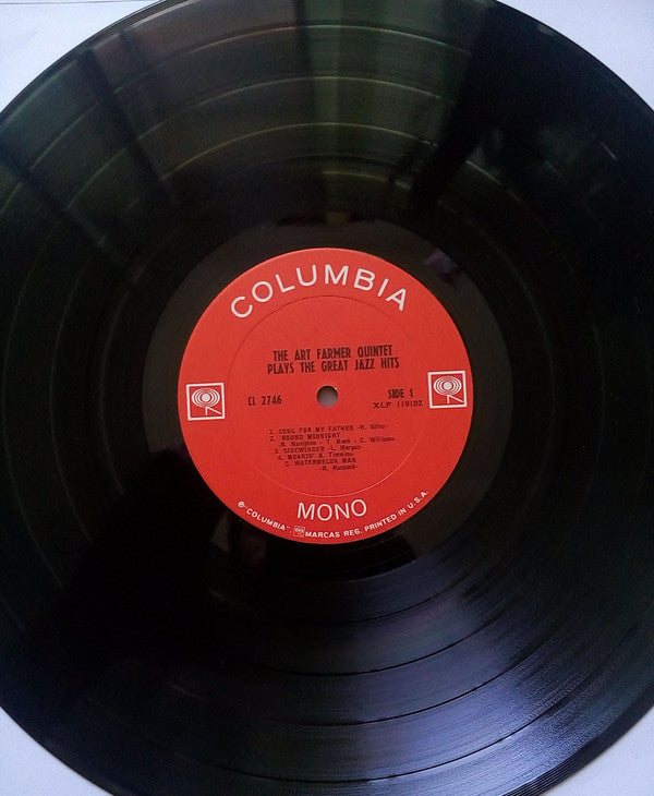 ART FARMER QUINTET Plays The Great Jazz Hits Columbia 360 Label LP CL2746 M-/VG+