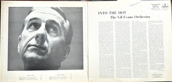 THE GIL EVANS ORCHESTRA Into The Hot Sparton Impulse Records LP (Canadian Press) A9 VG+/VG+