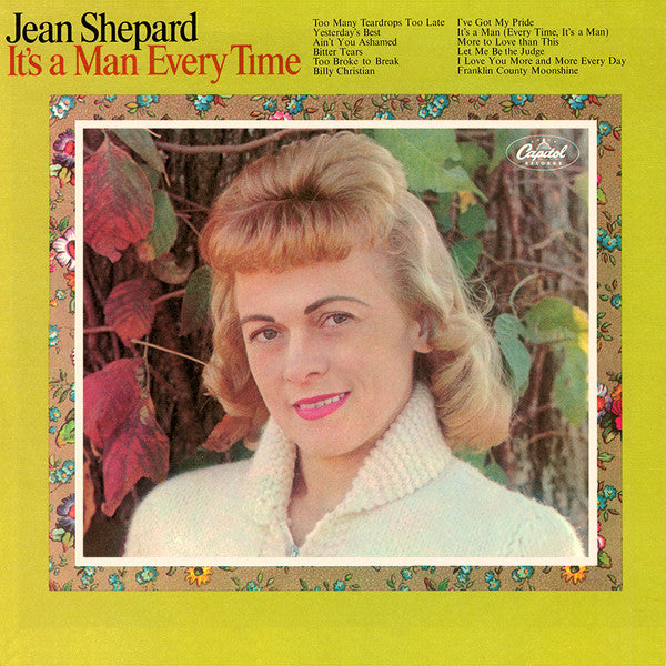 JEAN SHEPARD It's A Man Every Time Capitol Mono LP T2416 VG+/VG+