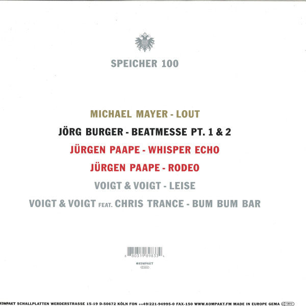 Speicher 100 Kompakt Extra KOM EX 100 Various Brand New & Sealed