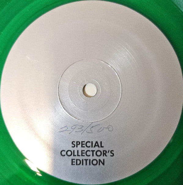 LADY Live Show Tiger Azra Records Green Transparent Shaped 7" (No Number) M-/VG+