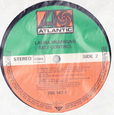 Laura Branigan Self Control Atlantic LP7801471