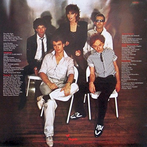 PAT BENATAR Crimes Of Passion Chrysalis (Canada) CHE1275 N-/N-