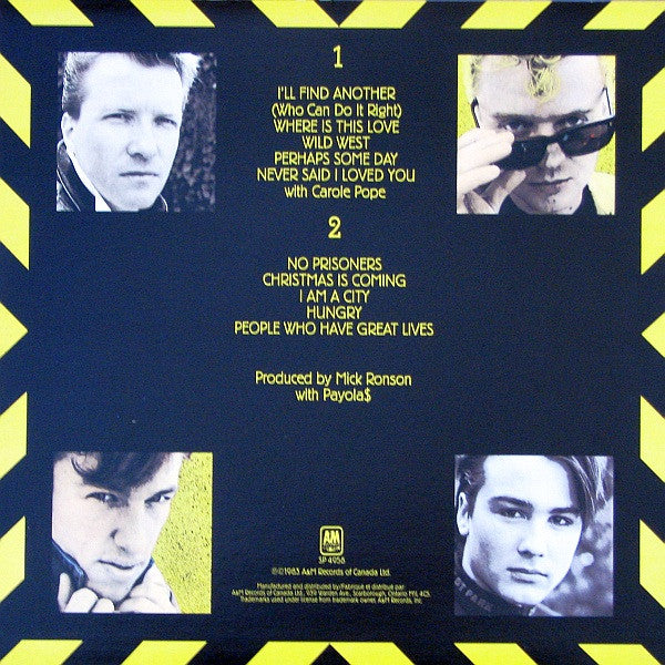 Payola$ Hammer On A Drum A&M Records LP SP 4958 VG+/VG+