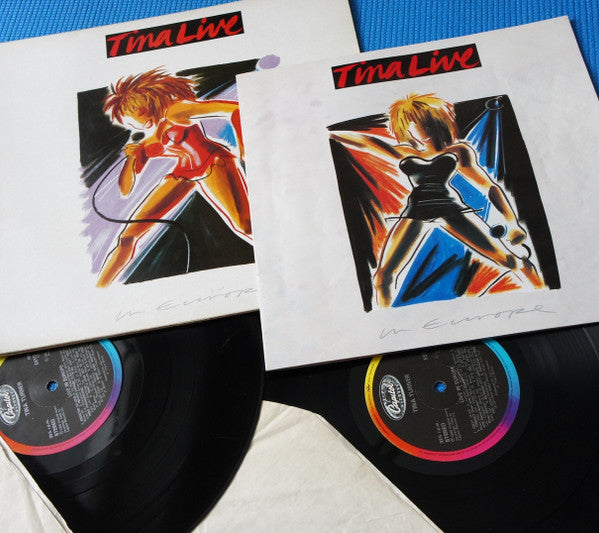 TINA TURNER Tina Live In Europe Capitol Records Dbl Live LP ESTD 1 M-/M-