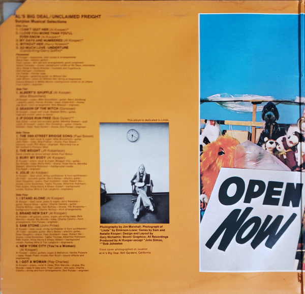 AL KOOPER Al's Big Deal Unclaimed Freight An Al Kooper Anthology Columbia Dbl WLP PG33169 VG+/VG+