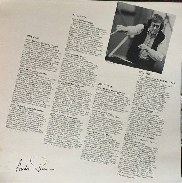 ANDRÉ PREVIN & THE LONDON SYMPHONY ORCHESTRA The André Previn Music Festival HMV Dbl LP 0C 135-43 427/8 VG+/VG+