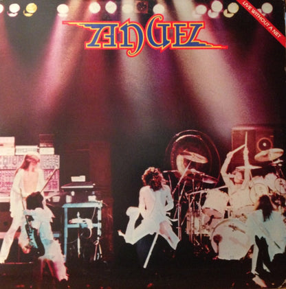 ANGEL Live Without A Net Casablanca Records Dbl Live LP NBLP-2-7203 VG+/VG Some Minor Storage Wear