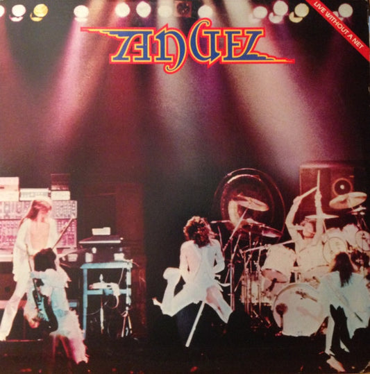ANGEL Live Without A Net Casablanca Records Dbl Live LP NBLP-2-7203 VG+/VG Some Minor Storage Wear