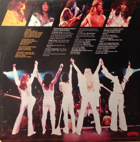 ANGEL Live Without A Net Casablanca Records Dbl Live LP NBLP-2-7203 VG+/VG Some Minor Storage Wear