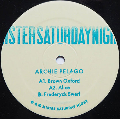 The Archie Pelago EP Mistersatrdaynight Records 12" MSN002 M-/M-