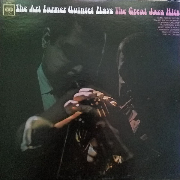 ART FARMER QUINTET Plays The Great Jazz Hits Columbia 360 Label LP CL2746 M-/VG+