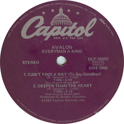AVALON Every Man A King Capitol Mini LP DLP-15002 M/M Still Sealed
