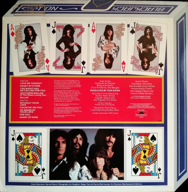 BLACKJACK S/T (Blackjack) Polydor WLP 2391411 VG+/VG+ Early Michael Bolton Outing Gimmick Sleeve