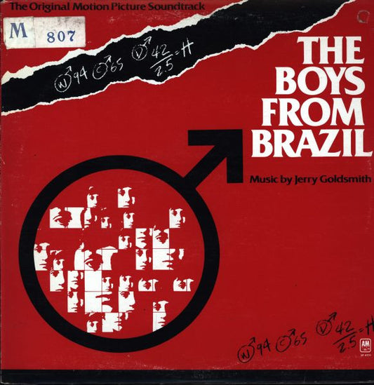 JERRY GOLDSMITH The Boys From Brazil OST A&M Records (Canada) LP SP-4731 VG+/VG+