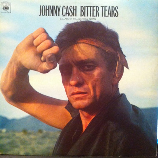 JOHNNY CASH Bitter Tears Ballads Of The American Indian CBS LP SBPG 62463 M-/VG+