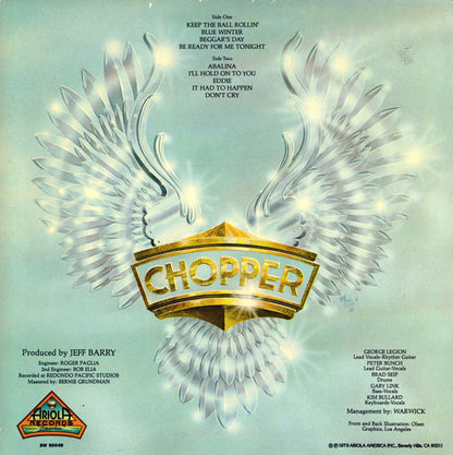 CHOPPER S/T Ariola Records LP SW50049 Still Sealed Small Deletion Punch M/M-