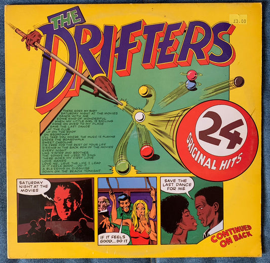 THE DRIFTERS 24 Original Hits Bell/Atlantic Dbl LP K60106 VG=/VG=