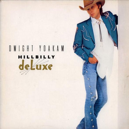 DWIGHT YOAKAM Hillbilly DeLuxe Reprise Records Nashville LP W1 25567 M-/VG Small Bottom Seam Split