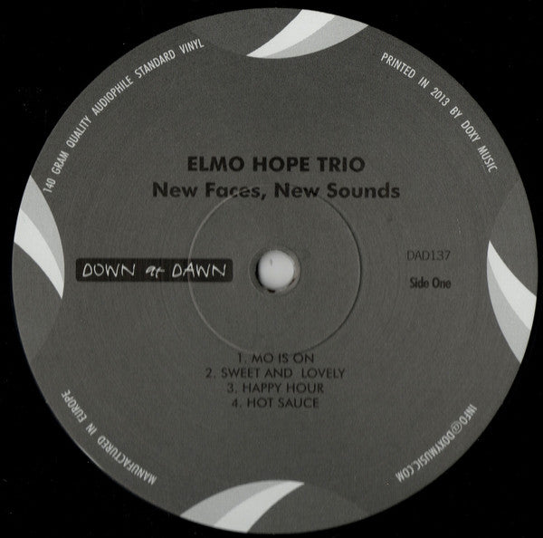 ELMO HOPE TRIO New Faces New Sounds Down At Dawn Records DAD137 M/M Brand New