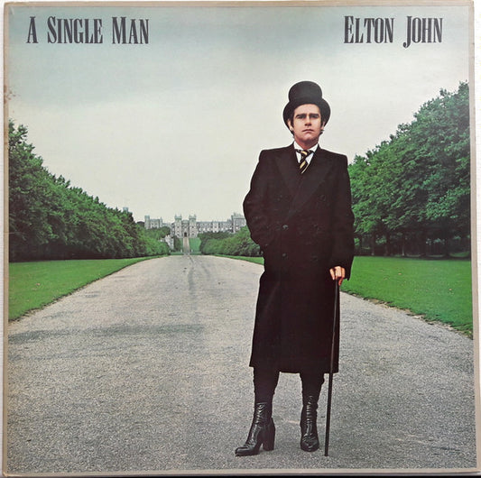 ELTON JOHN A Single Man Rocket Records LP TRAIN1 M-/VG+