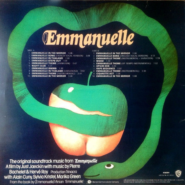 Pierre Bachelet & Hervé Roy ‎Emmanuelle The Original Sound Track M-/M-