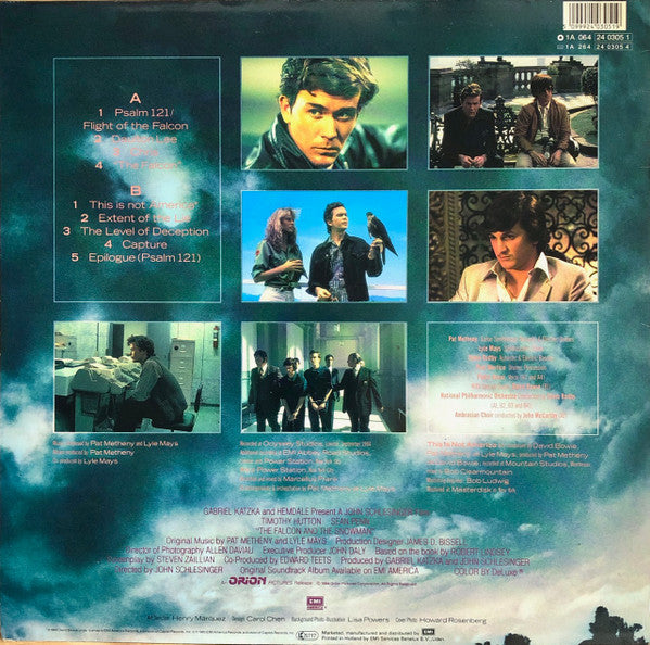 PAT METHENY GROUP The Falcon & The Snowman OST EMI America 1A 064-24 0305 1 M-/VG+