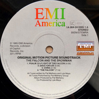 PAT METHENY GROUP The Falcon & The Snowman OST EMI America 1A 064-24 0305 1 M-/VG+