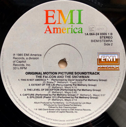 PAT METHENY GROUP The Falcon & The Snowman OST EMI America 1A 064-24 0305 1 M-/VG+