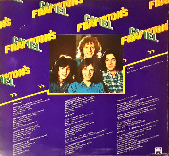FRAMPTON'S CAMEL S/T (Frampton's Camel) A&M Records AMLH 68150 Repress VG+/VG+