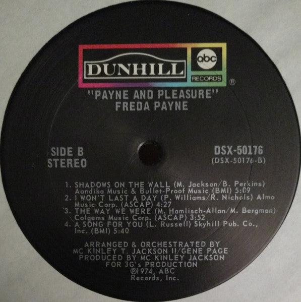 FREDA PAYNE Payne & Pleasure Dunhill Records LP DSX-50176 M/M- Still Sealed Small Deletion Punch/Clip