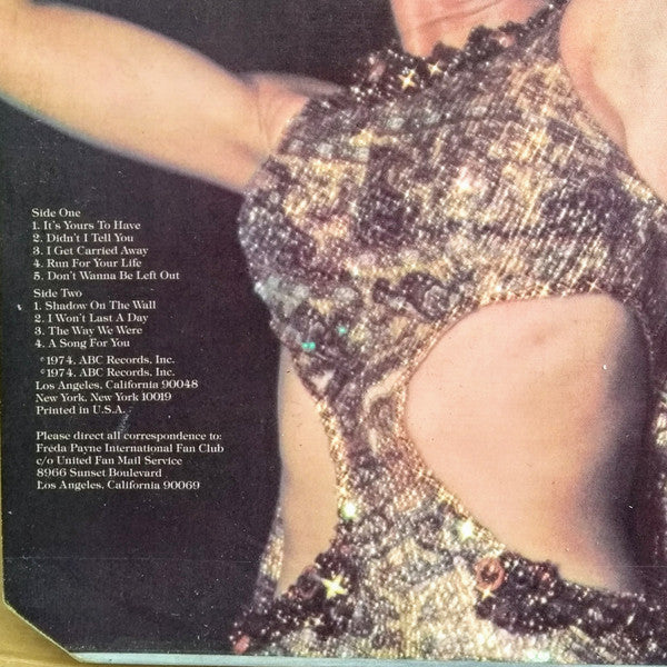 FREDA PAYNE Payne & Pleasure Dunhill Records LP DSX-50176 M/M- Still Sealed Small Deletion Punch/Clip