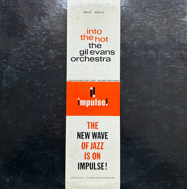 THE GIL EVANS ORCHESTRA Into The Hot Sparton Impulse Records LP (Canadian Press) A9 VG+/VG+
