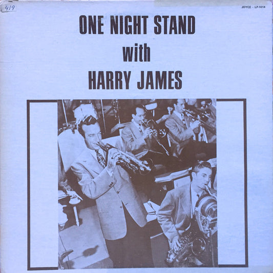 HARRY JAMES One Night Stand Joyce Records LP LP1014 VG+/VG+