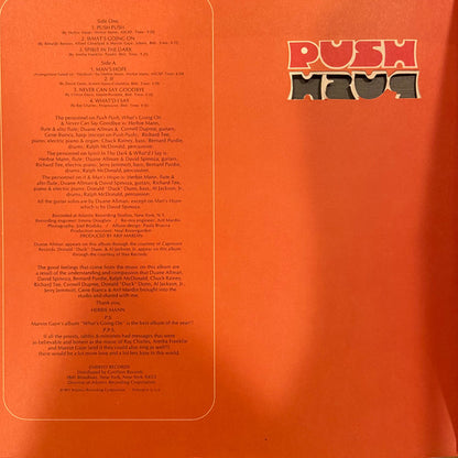 HERBIE MANN Push Push Embryo Records SD 532 VG/VG