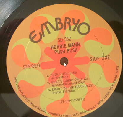 HERBIE MANN Push Push Embryo Records SD 532 VG/VG