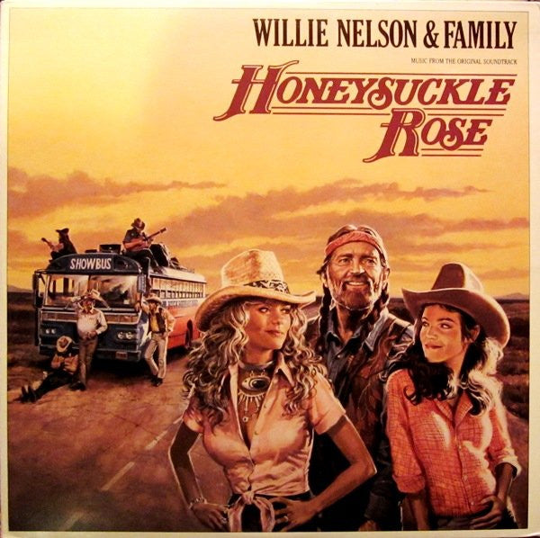 WILLIE NELSON & FAMILY Honeysuckle Rose OST LP CBS 22080 M-/VG+ Looks Un-Played
