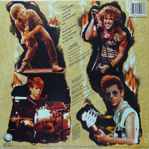 HSAS (Hagar Schon Aaronson & Shrieve) Through The Fire Geffen LP GEF25893 M-/M-