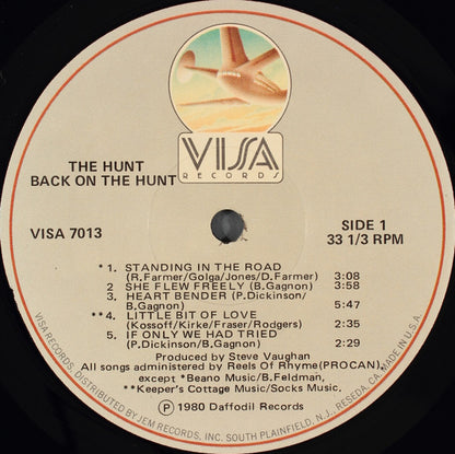 THE HUNT Back On The Hunt Visa Records VISA7013 M/M Still Sealed Smashing Copy!