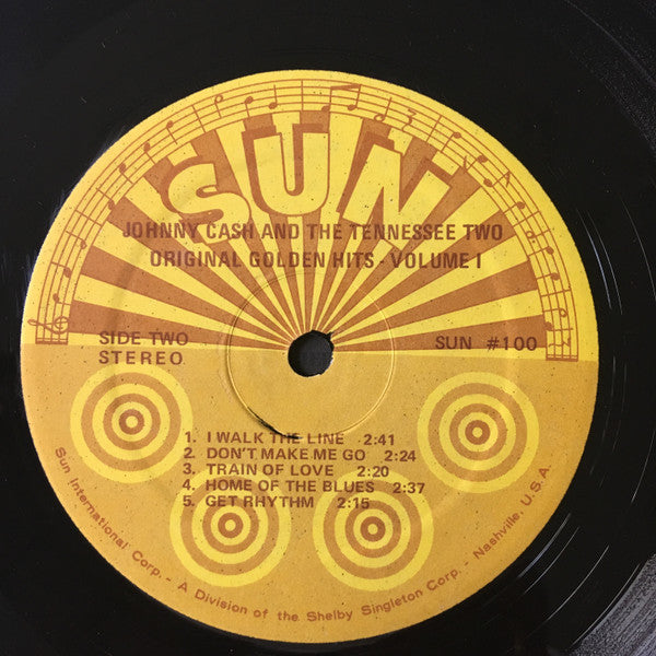 JOHNNY CASH & THE TENNESSEE TWO Original Golden Hits Volume I Sun Records SUN 100 VG+/VG