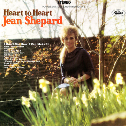 JEAN SHEPARD Heart To Heart Capitol Records ST 2871 VG+/VG+