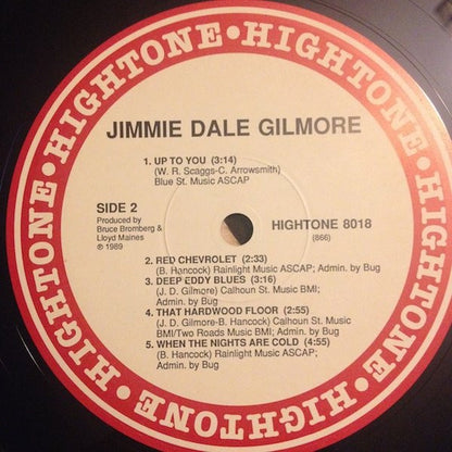 JIMMIE DALE GILMORE S/T (Jimmie Dale Gilmore) Hightone Records LP (US) HT-8018 M-/VG+