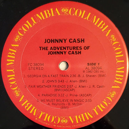 JOHNNY CASH The Adventures Of Johnny Cash Columbia Records LP (US) FC 38094 M-/M- Still In Shrink