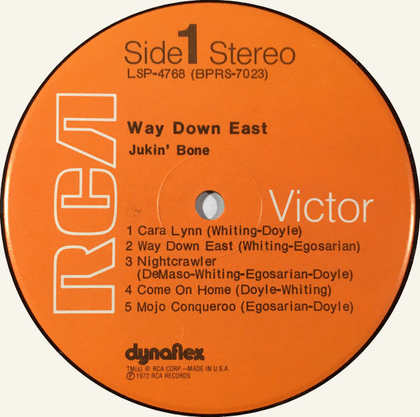 JUKIN' BONE Way Down East RCA Victor LP LSP4768 M/M- Still Sealed Small Deletion Clip Dynaflex Copy