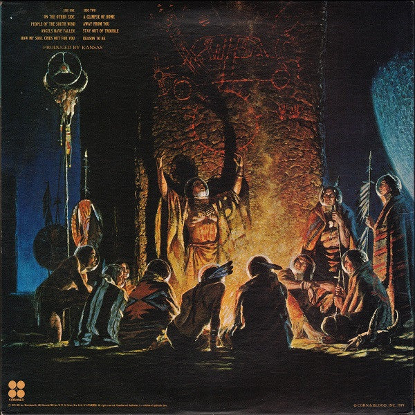 KANSAS Monolith Kirshner ‎LP FZ36008 Terre Haute Pressing Gatefold M-/VG+