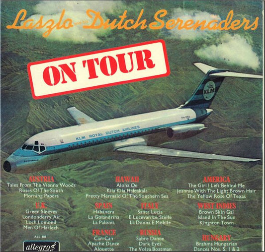 Laszlo And His Dutch Serenaders On Tour Allegro LP ALL883 VG+/VG+