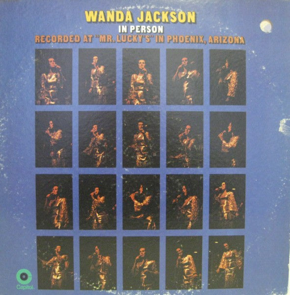 WANDA JACKSON In Person Live At "Mr Lucky's" In Phoenix Arizona Capitol Records LP ST-345 VG+/VG+