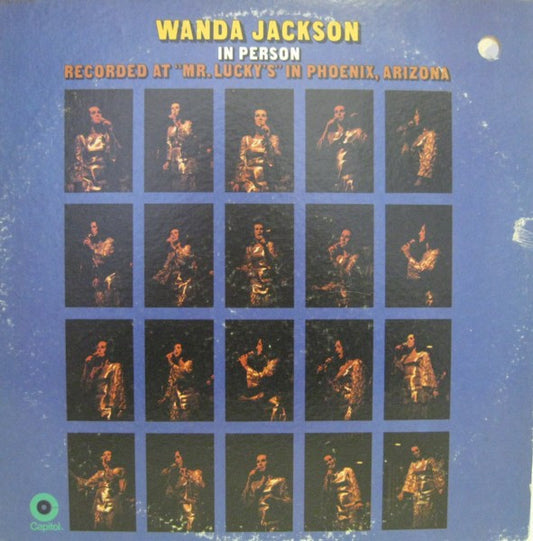 WANDA JACKSON In Person Live At "Mr Lucky's" In Phoenix Arizona Capitol Records LP ST-345 VG+/VG+