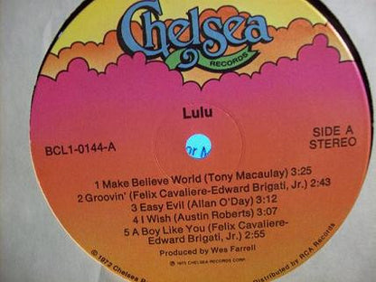 LULU S/T (Lulu) Chelsea Records LP (US) BCL1-0144 M/M- Still Sealed Small Deletion Clip